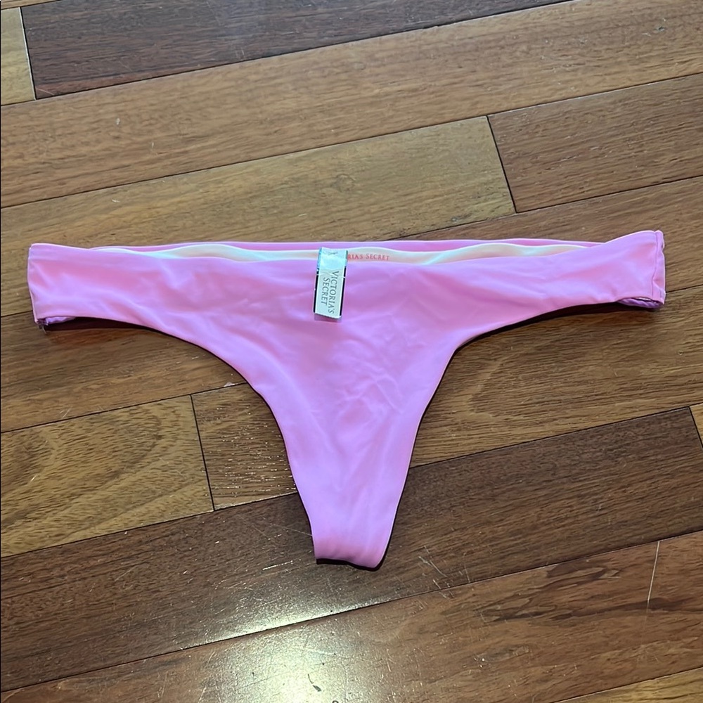 NWT Pink Bikini thong Bottom VICTORIA SECRET